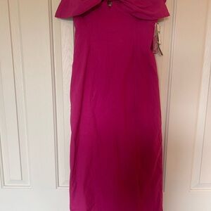 Anthropologie bow front midi dress. Bought 2 sizes, so size S is NWT.